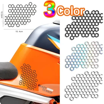 Adesivi a nido d'ape moda auto Decalcomania per auto Protezione solare impermeabile Decalcomanie in vinile Adesivo per decorazione a nido d'ape moda auto moto