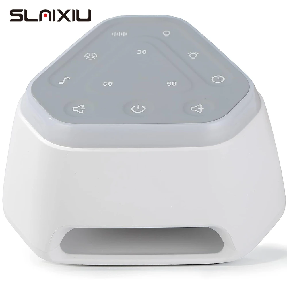 Baby White Noise Machine USB Rechargeable Timed Shutdown Sleep Machine Sound Player Night Light Timer Noise Player white noise machine