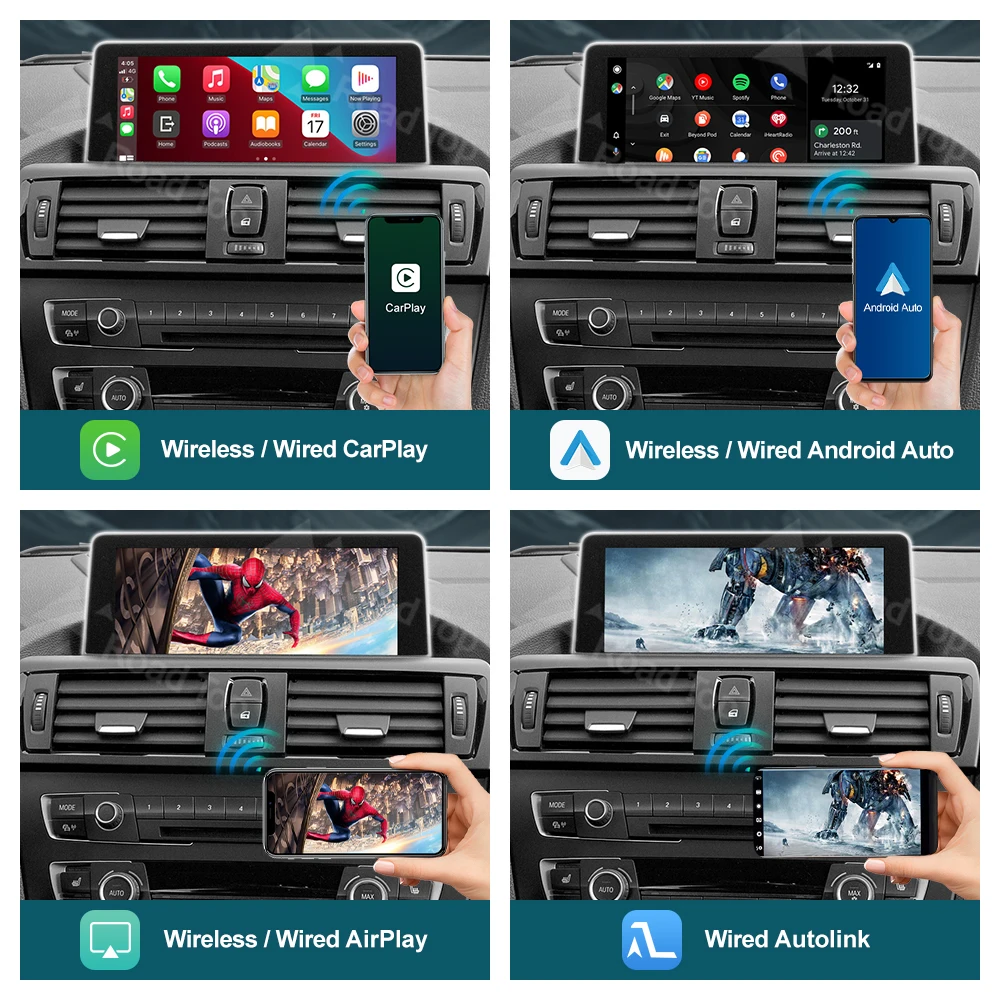 RoadTop ワイヤレス CarPlay BMW NBT EVO Wireless CarPlay for BMW 1 2 3 4 5 6 7 Series X1 X3 X4 X5 X6 MINI
