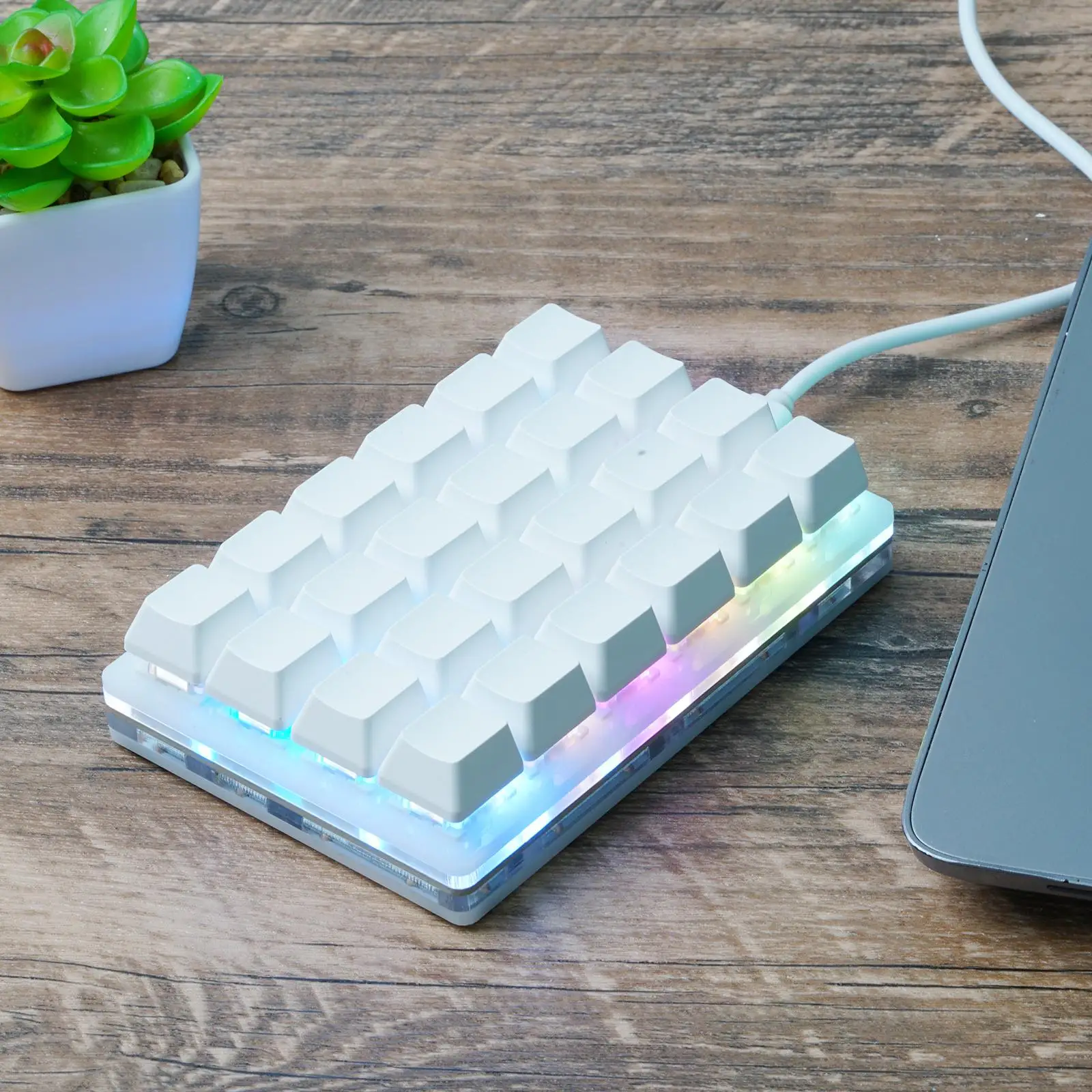 Atalho Teclas Programáveis do Teclado Chaves Chaves Chaves Chaves Chaves Chaves 12 Chaves Mini Teclado Mecânico Personalizado para Jogos 16 Chaves 24 Chaves - Imagem 2