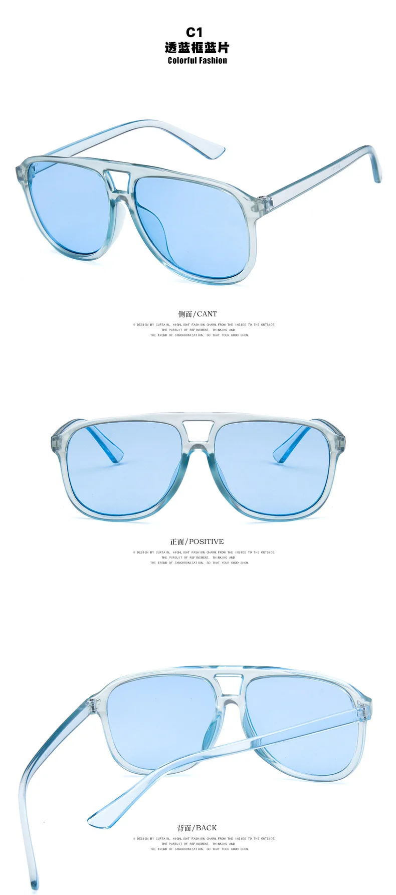 ACE Green Oversized Pilot Sunglasses Women Shades Retro Classic Vintage Sun Glasses Female Colors Brand Designer Oculos De Sol