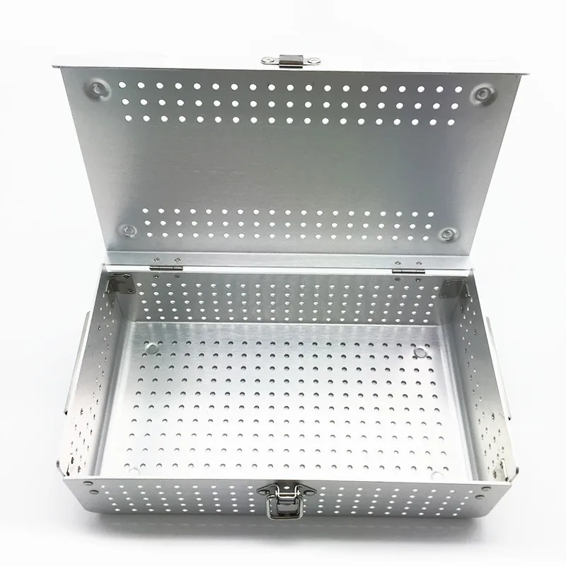 

Sterilization Tray Box Case Aluminium Alloy Sterilization Box Disinfection Box Ophthalmic Surgical Instruments