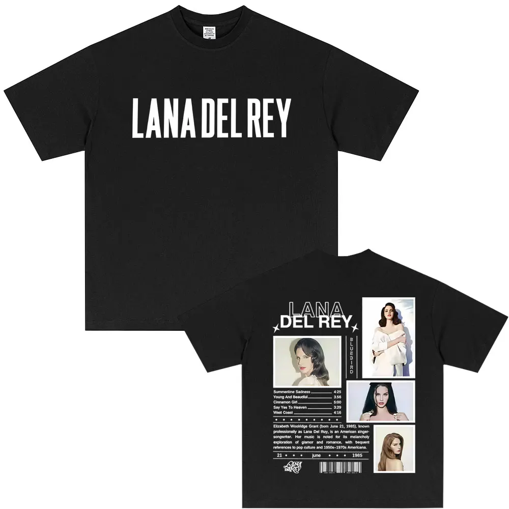 Lana Del Rey UK and Ireland Tour 2025 T-shirt Men Women Hip Hop