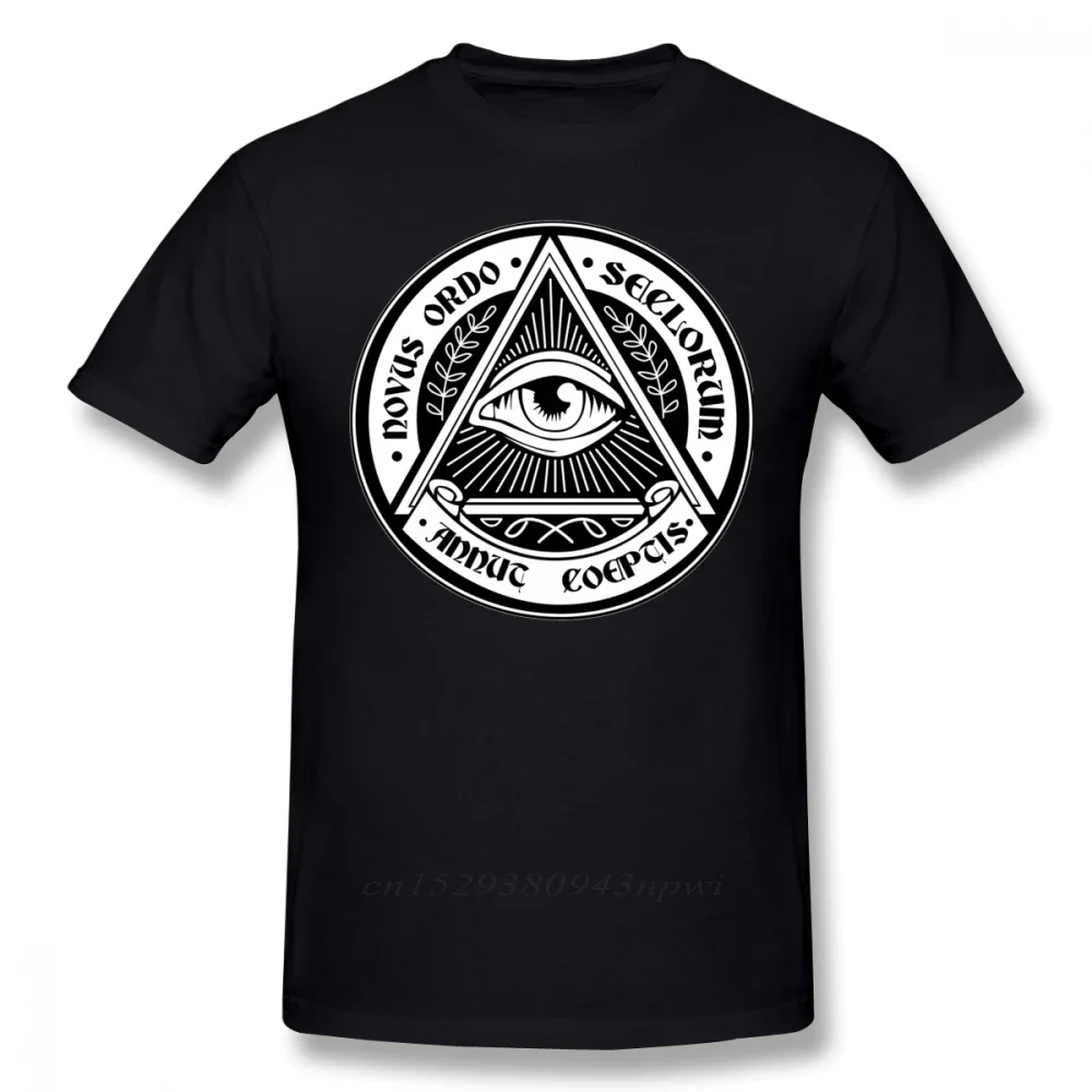 

Футболка с принтом Illuminati, Пляжная Милая футболка с короткими рукавами, из хлопка, дизайнерская уличная одежда в стиле панк