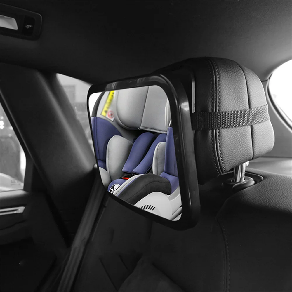 

Universal Fit Baby Rear Facing Car Seat Mirror For Easy Installation 360 ° Rotatable Baby Car Mirror