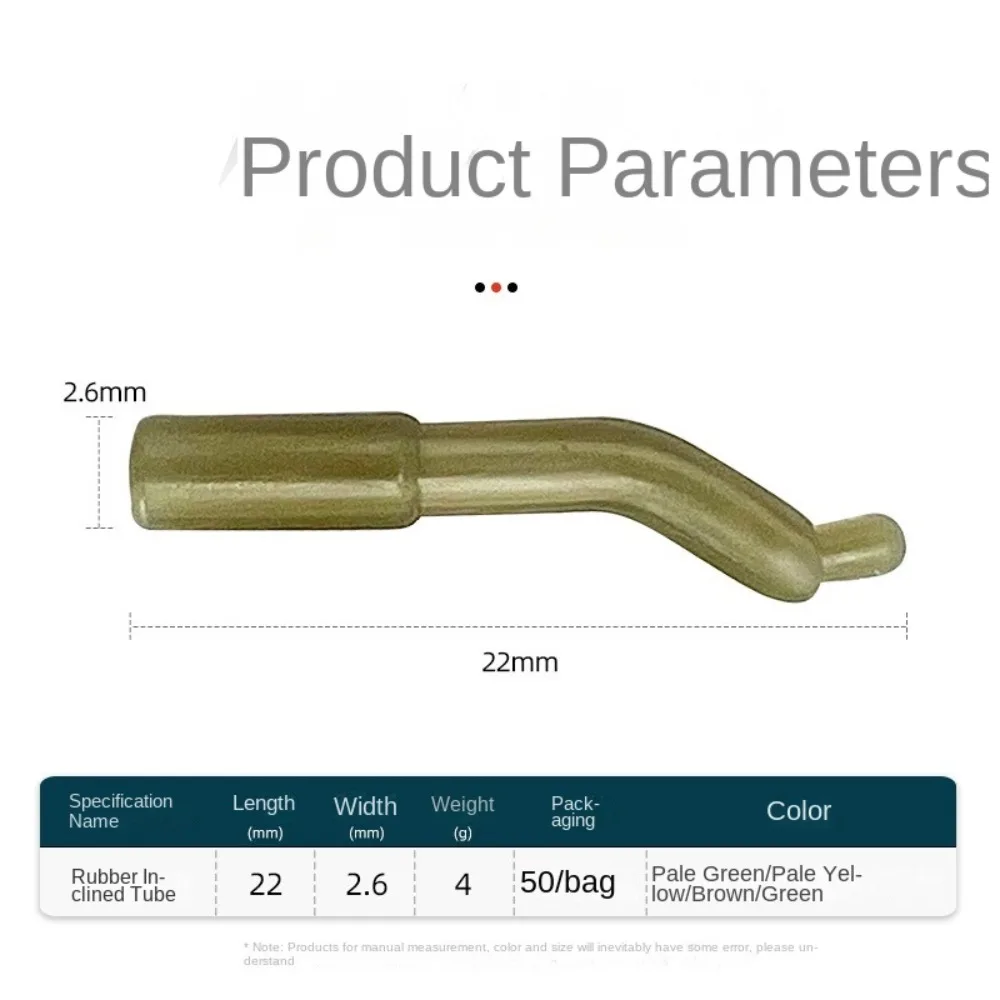 D Rig kickers Fishing Tackle Kit Tail Carp Fish Accessories Heavy Duty Tool Rubber Tip Tubes European Top Hook Sleeve