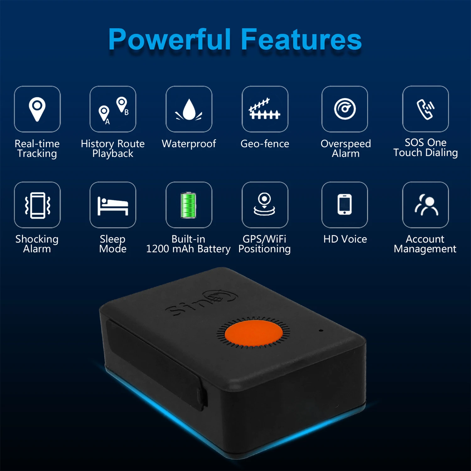 Waterproof Mini Builtin Battery GSM GPS Tracker ST-904 for Kid Personal Car Voice Monitor Pet Device with Free Tracking APP