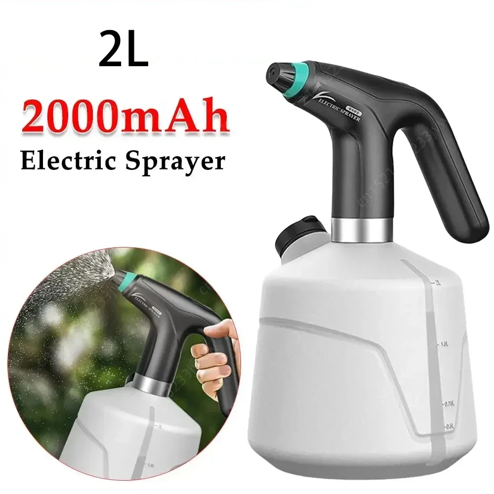 2L Agriculture Electric Sprayer Automatic Watering Can USB Rechargeable Pesticide Garden Sprayer Disinfection Filling Sprayer