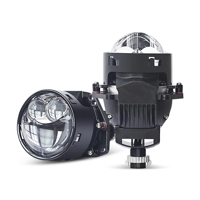 

Direct 6+3 Chips 3 Inch Bi LED Laser Projector Lens Easy and Non-Destructive Installation 12V 140W 5500-6500K Car Headlight