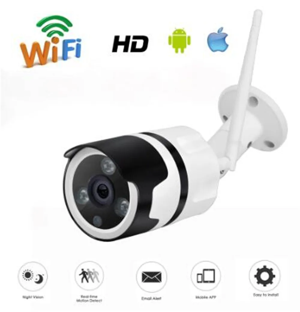 2MP 1080P Outdoor Water-proof IP Bullet Camera IR Night Vision Motion Detection Home Security Alarm Baby Monitor 3mp 1296p outdoor water proof ip bullet camera full color night vision intercom home security cctv monitor