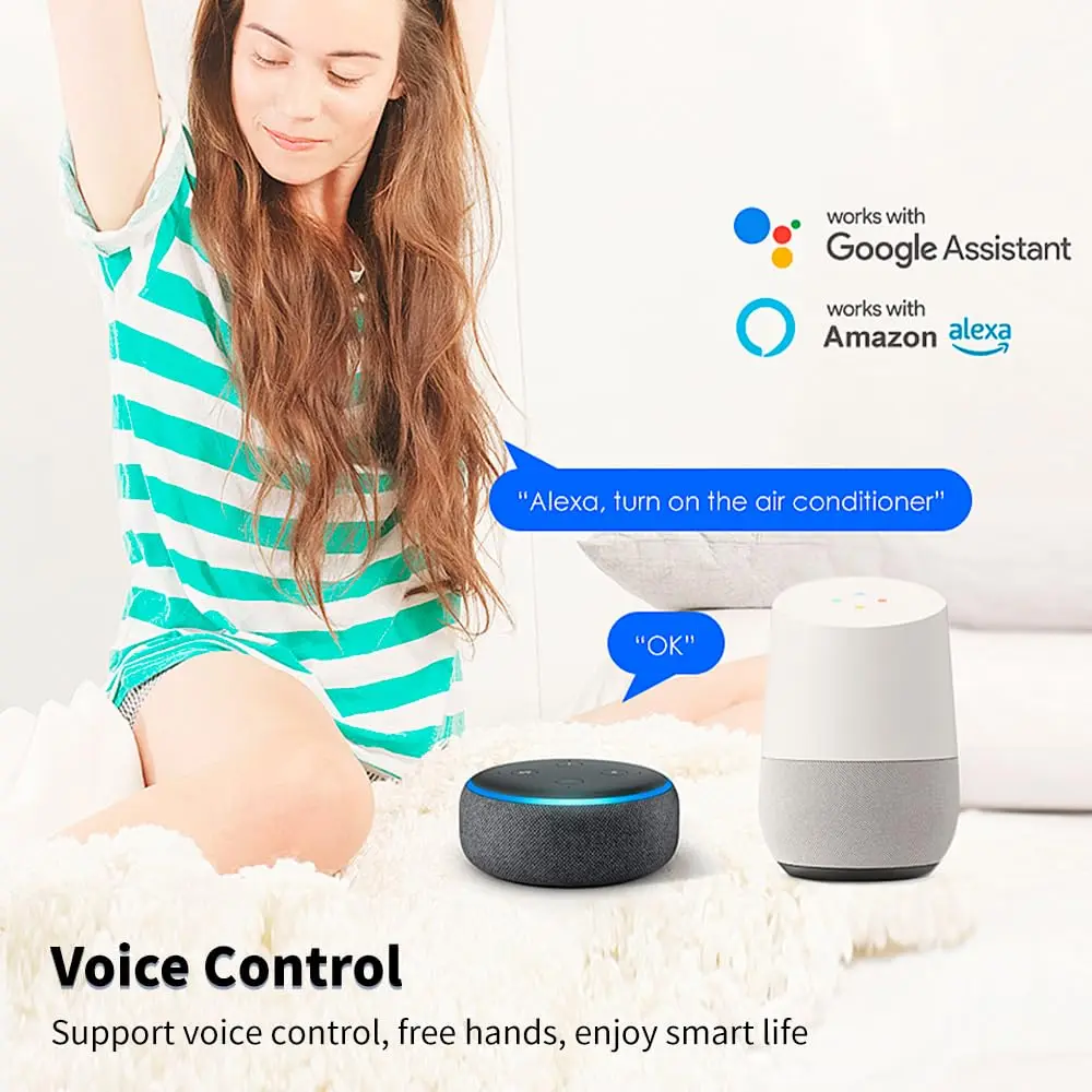 ZigBee Temperature Humidity Sensor Indoor Detector APP Real-time Monitoring Notification Alert Compatible Alexa Google Assistant 3