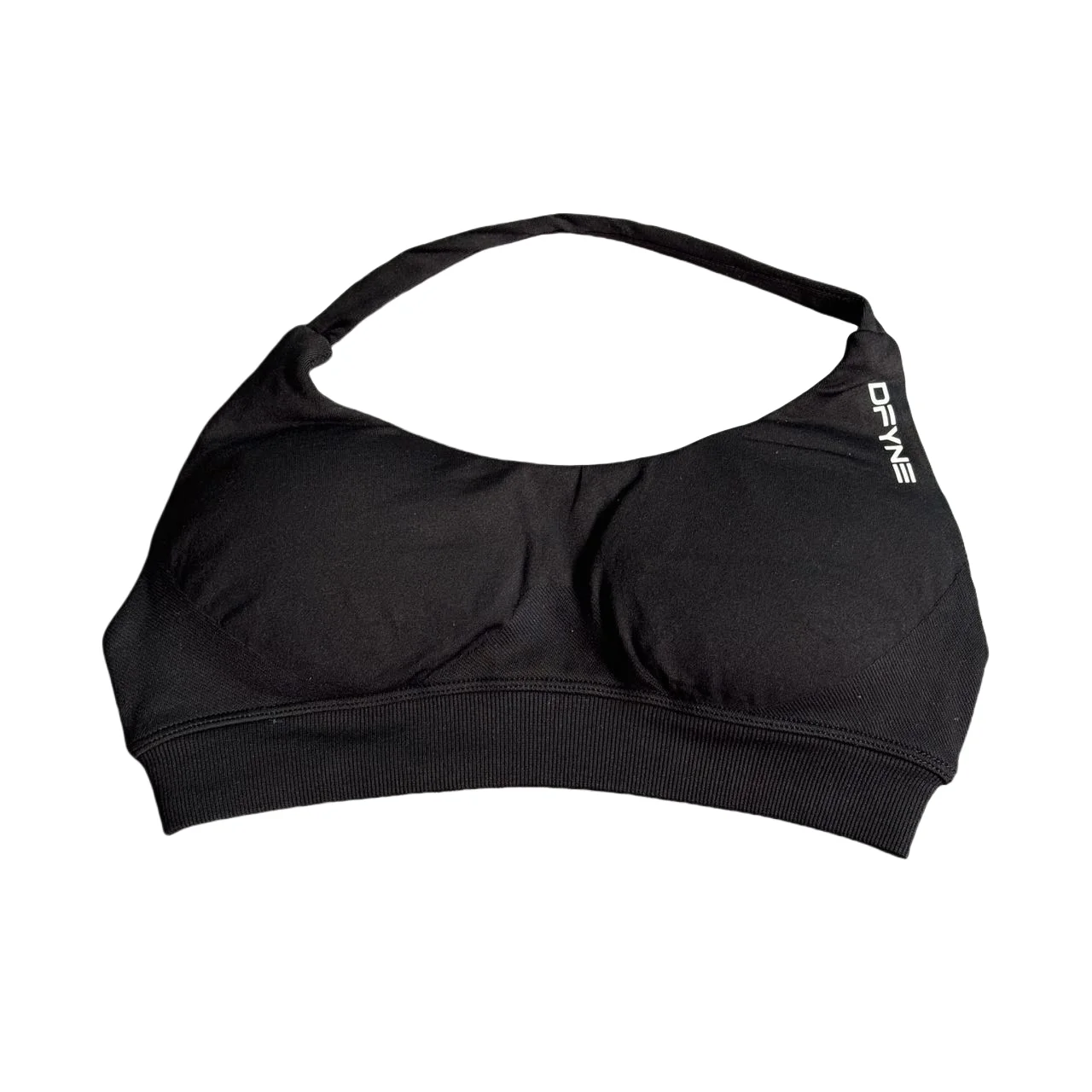 Impact Sports Bra With Logo Women Seamless Halter Bra Open Back Yoga Top Bras Medium Support Gym Crop Top Padded Sportswear 5