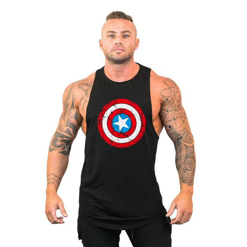 

Gym T-shirts Suspenders Man Bodybuilding Shirt Gym Clothing Men Men's Singlets Vests Stringer Sleeveless Sweatshirt Clothes Top