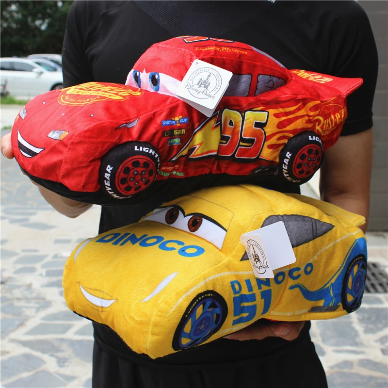 1piece 35cm Disney Pixar Cars Lightning McQueen Creative plush Car