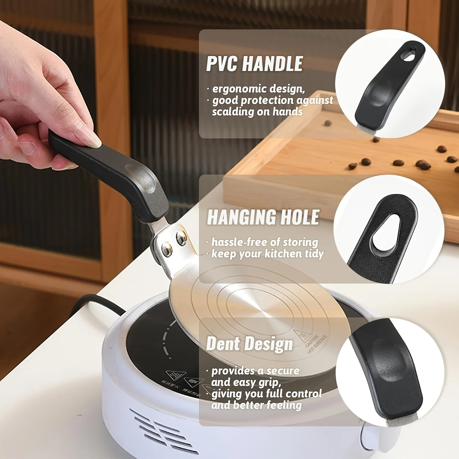 Stainless Steel Heat Conduction Plate Heat Diffuser Cooking Induction Adapter Coffee Kettle Stovetop Electric Gas Plate Board