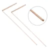 2 Sticks Pure Copper Metal Detector Rod Probe For Water/Treasure/Finding Portable Head-round Dragon Seeking Dowsing Rods 5