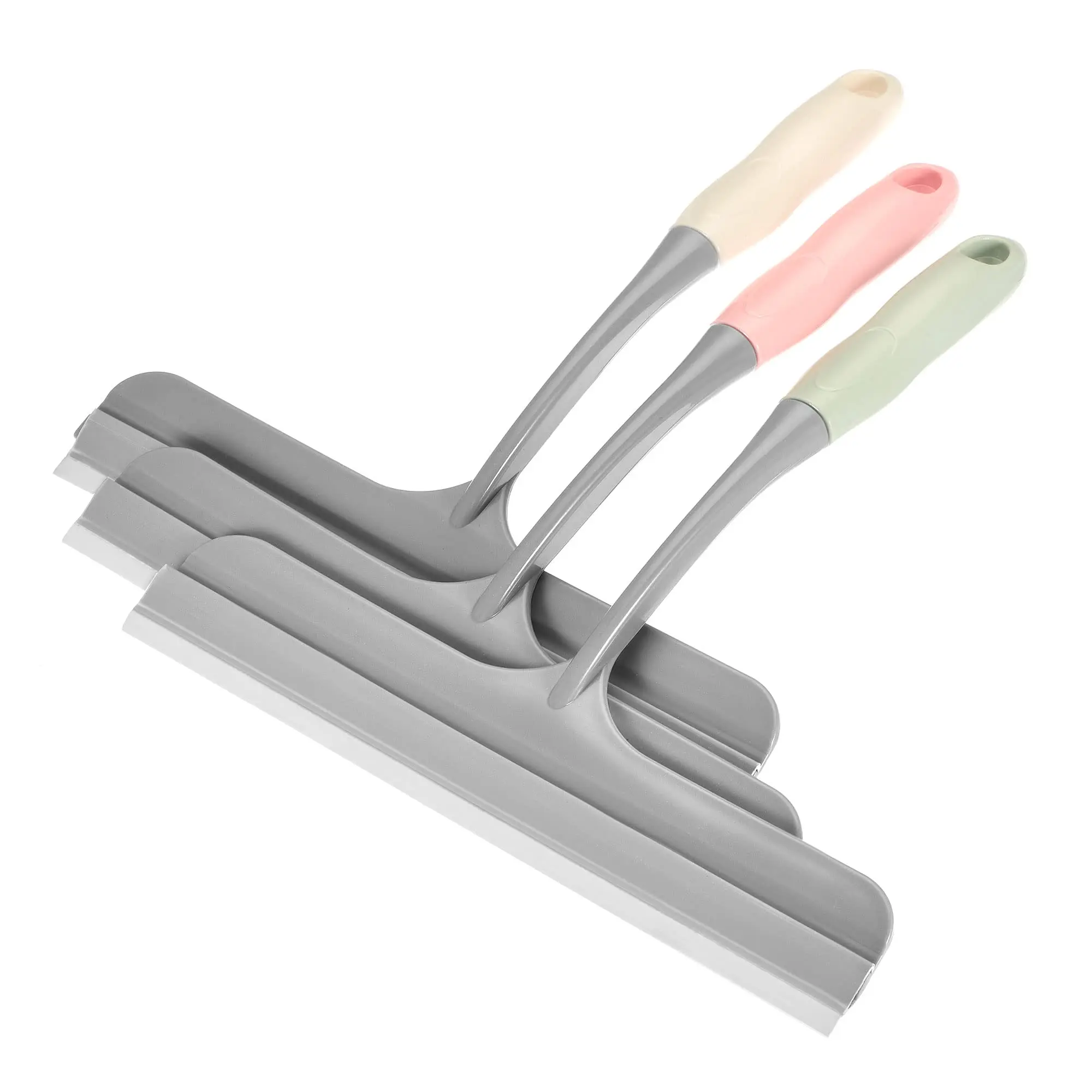 1 PC Durable Silicone Scraper Wiper for Window Glass Shower Doors Kitchen Countertops Multi-Surface Cleaning Tool Easy to Use