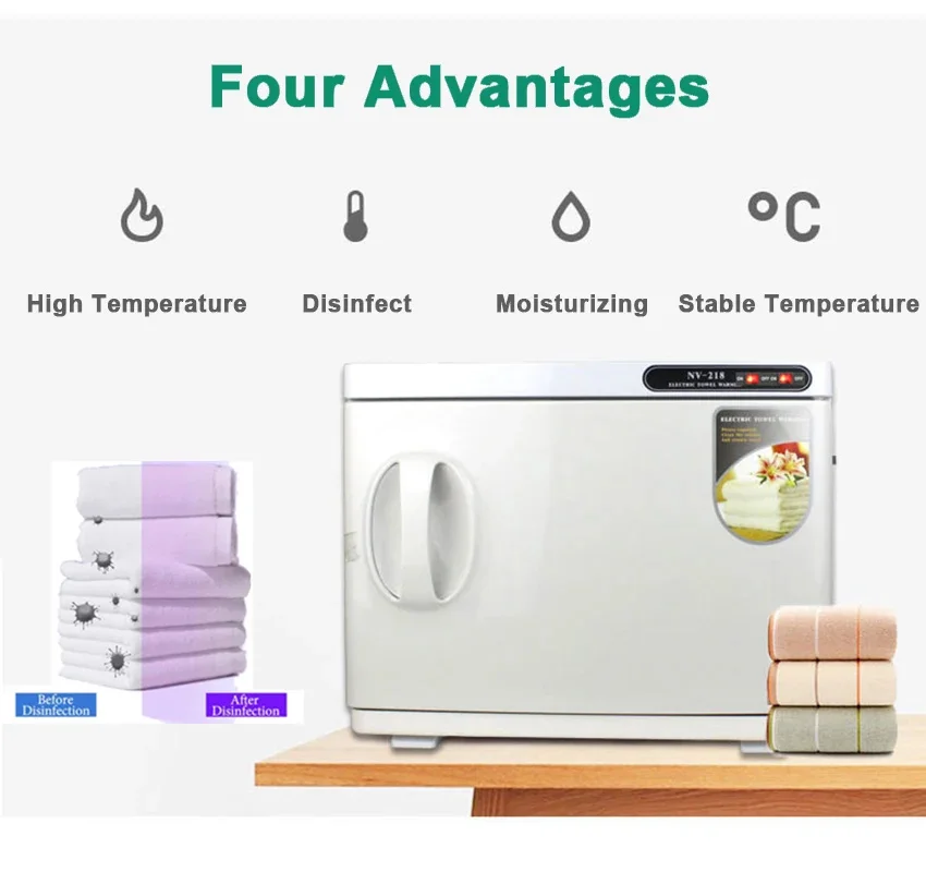 Nail Tool Sterilizer 23L Towel Warm Box UV Disinfection And Sterilization Box Nail Tool Disinfection
