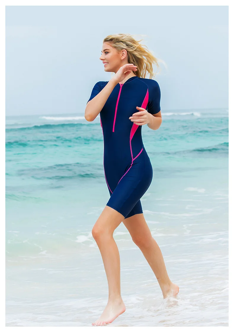 Maillot De Bain,CamSolomon-Combinaison De Plongée à Manches Sulfen