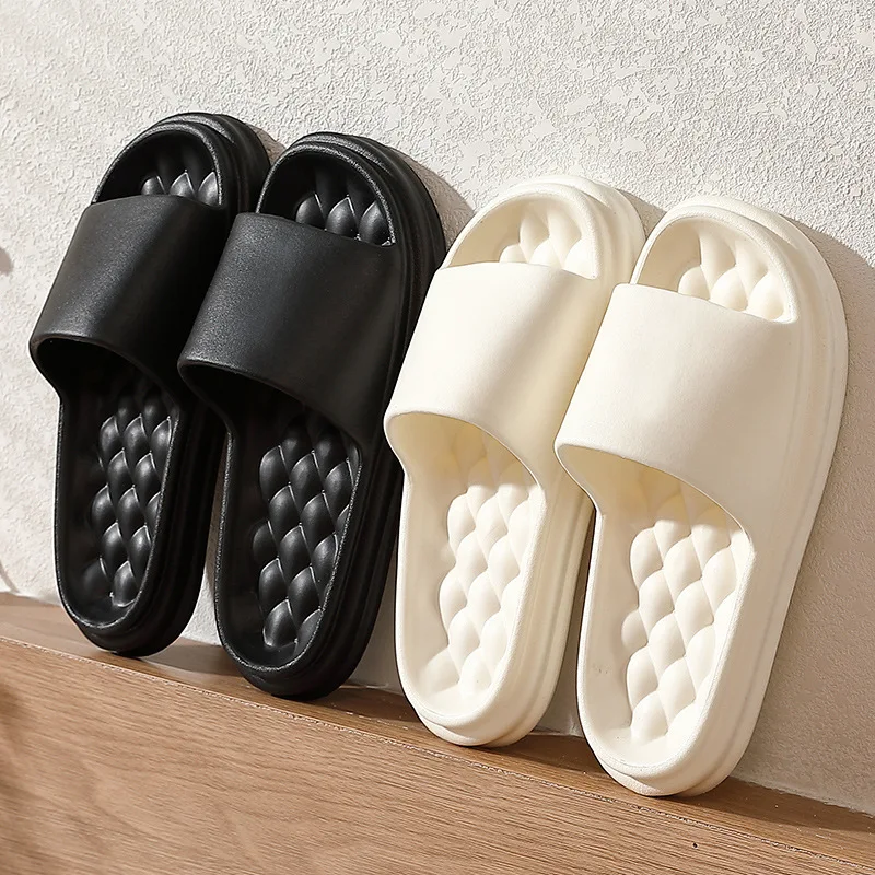 

Home Slippers Woman Platform Cloud EVA Non Slip Slides Indoor Outdoor Summer Thicken Soft Sole Ladies Shoes Female Sandal 2024