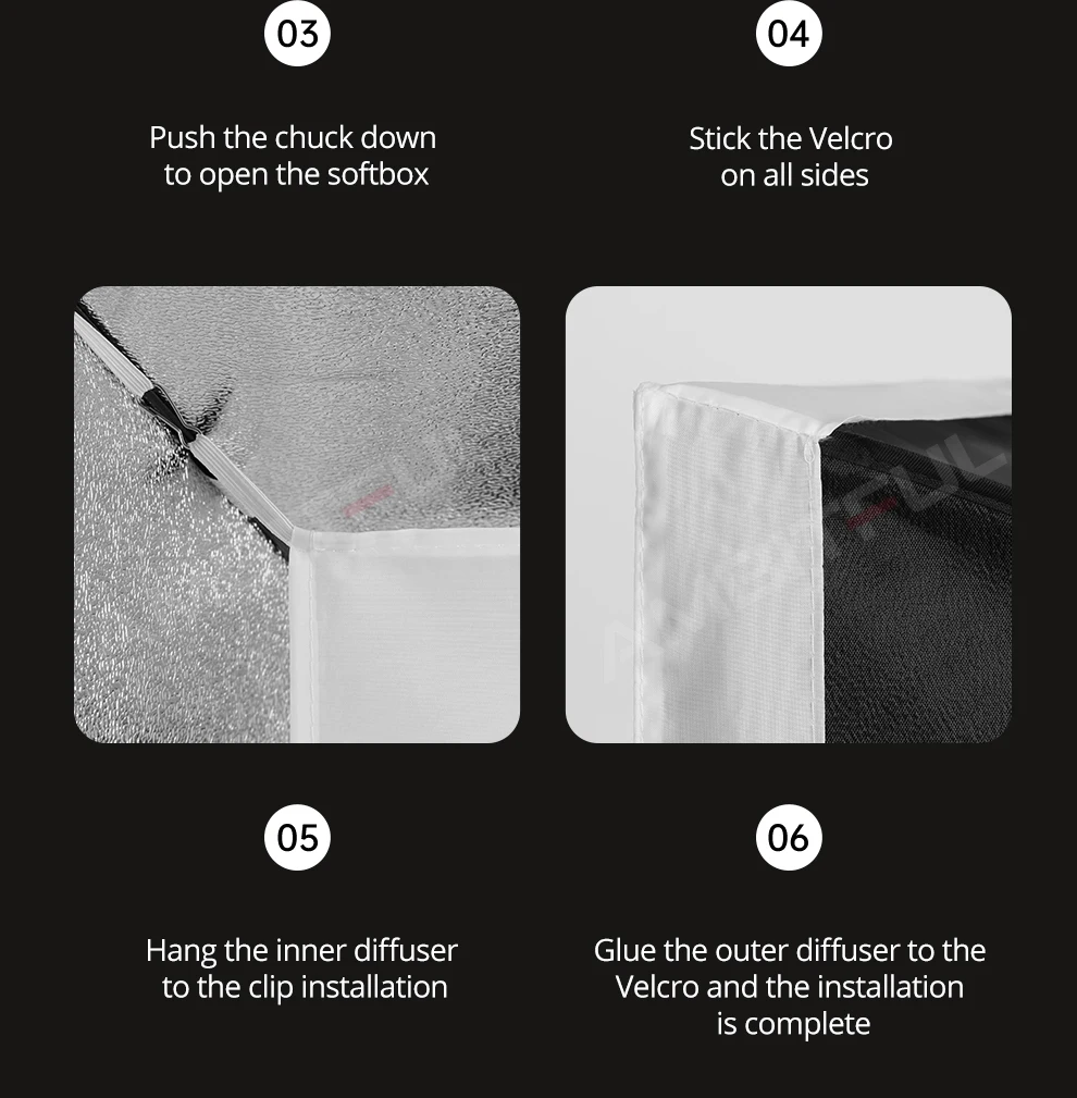 50x70cm 60x60cm 60x90cm 80cm Photo Studio Softbox Soft Box with Universal Mount