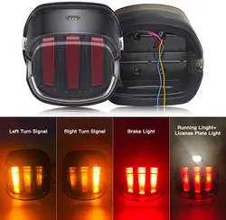 Enhanced Motorcycle LED Taillight - Rear Brake Lamp (With turn signal)