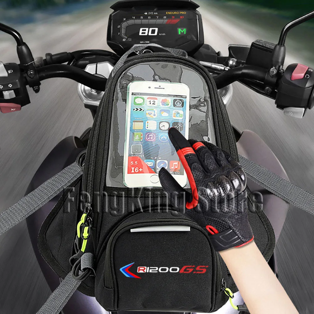 

Motorcycle Magnetic Bag Riding Bag Navigation Fuel Tank Bag Large Screen For BMW R 1200 GS LC R1200GS ADV Adventure