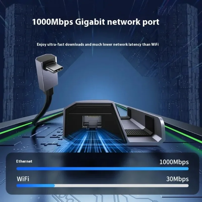 스팀덱 OLED/ROG 알리 휴대용 게임 콘솔용 스테이션 고속 USB C 허브 맞춤형 게임 액세서리 선물