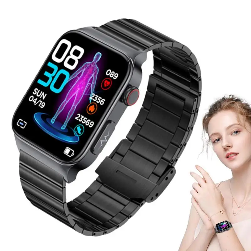 

Blood Sugar Monitor Watch Waterproof Blood Glucose Monitoring Smartwatch Non-invasive Blood Sugar Smart Watch Fitness Trackers