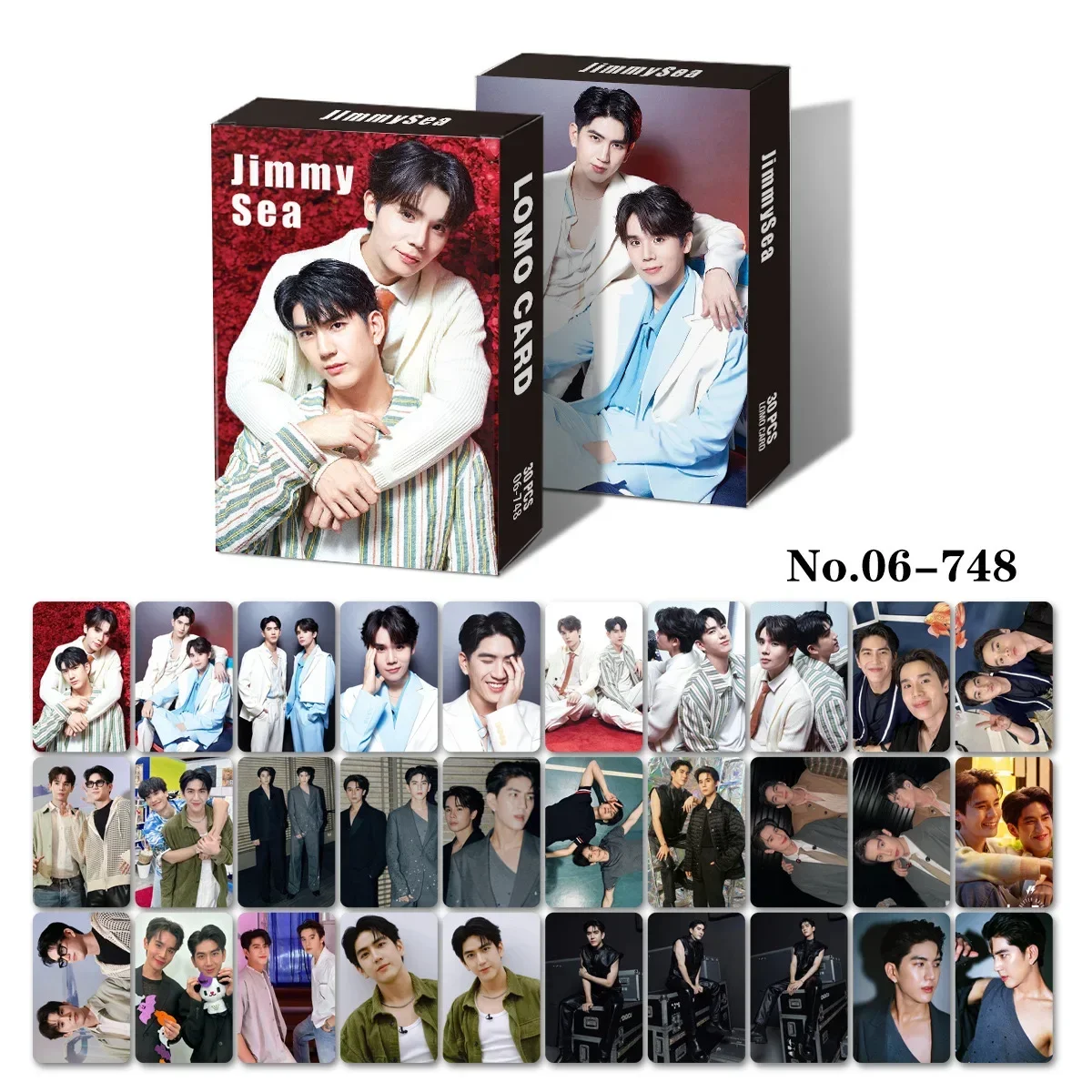 Photo Cards 30PC/SET Bossnoeul Bbbuild Pondphuwin Firstkhaotung Geminifourth Perthsaint Winnysatang Netjames Zeenunew Ohmfluke Box Lomo