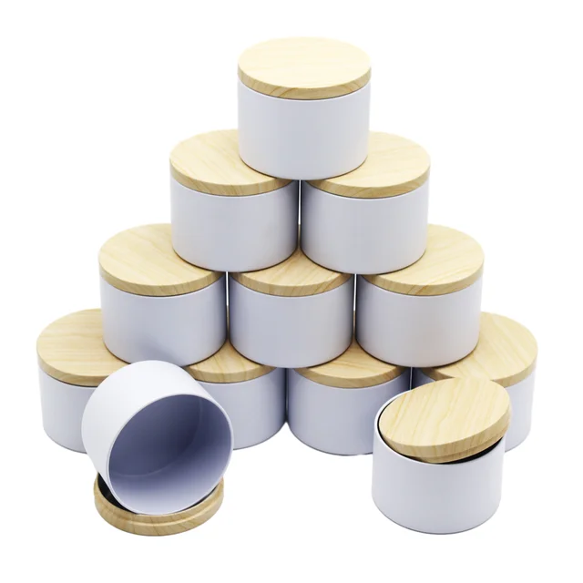 12pcs 4oz Candle Tins With Lids 1