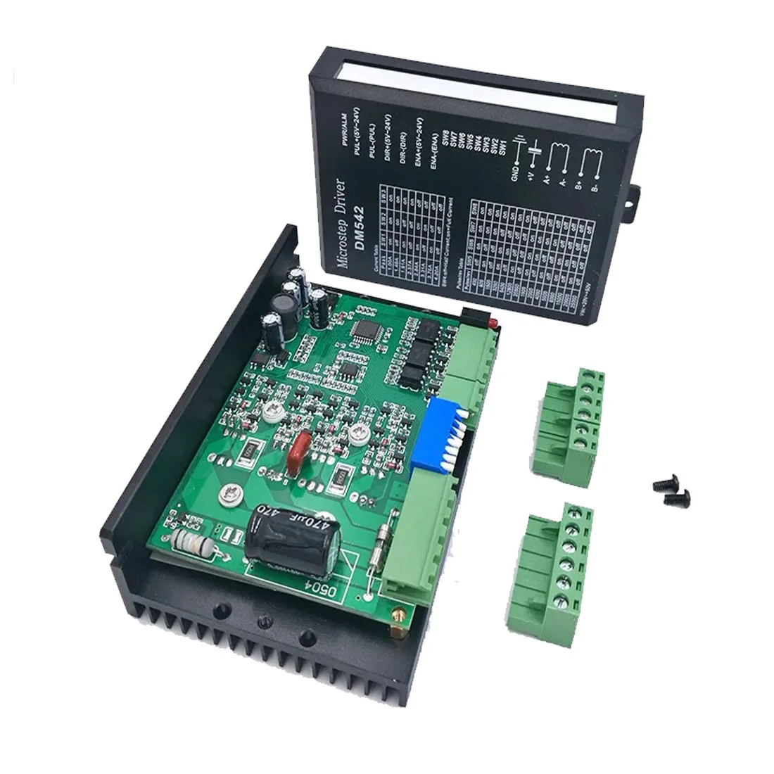 DM542 CNC Digital Microstep Stepper Motor Controller 2-phase 20-50V DC 4.2A for Nema 23, 17 Nema 34 stepper motor, Replace M542