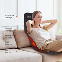 Electric Heating Back Massage Chair for Car Chair Home Office Lumbar Pain Relief Vibration Cushion Shoulder Back Massage Mat 2