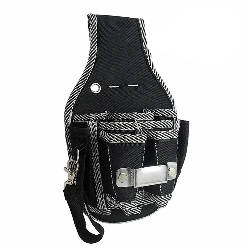 Waist Bag Storage Bag Tool Holders Insert Sheath Repair Electrician Simple Pocket Waist Hanging Tool Bag Portable Drill Holder Holst Pouch