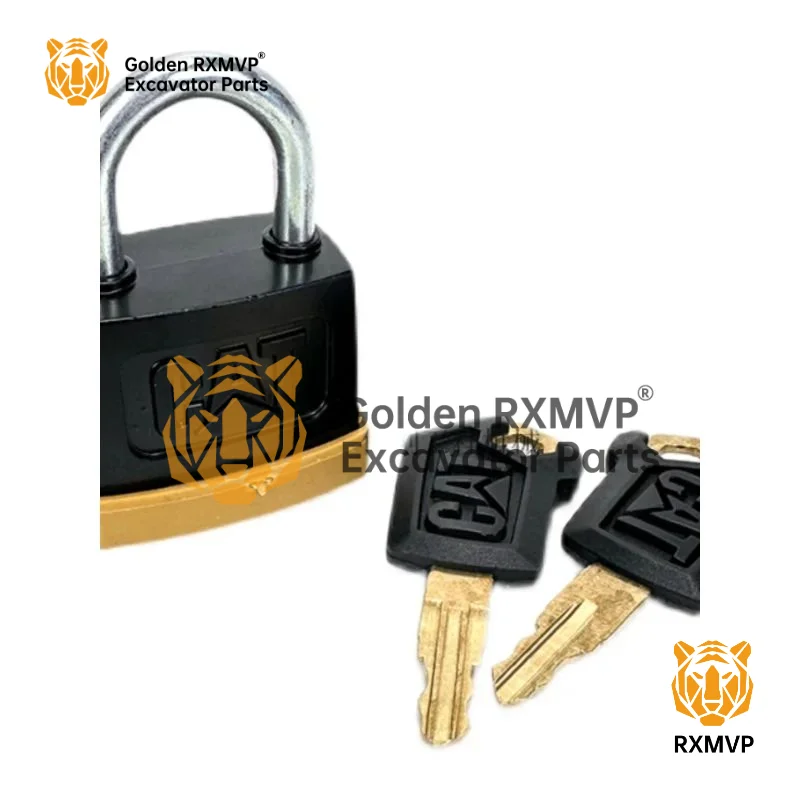 For Caterpillar Cat Fuel Tank Lock Excavator Lock Head Anti-theft Padlock E320 323 329 330 336c D Excavator fuel tank lock