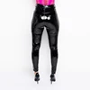 Women Plus Size Shiny Patent Leather Skinny Pants Button Zipper PU Slim Sexy Pencil Pant Nightclub Trouser New Custom Streetwear 2