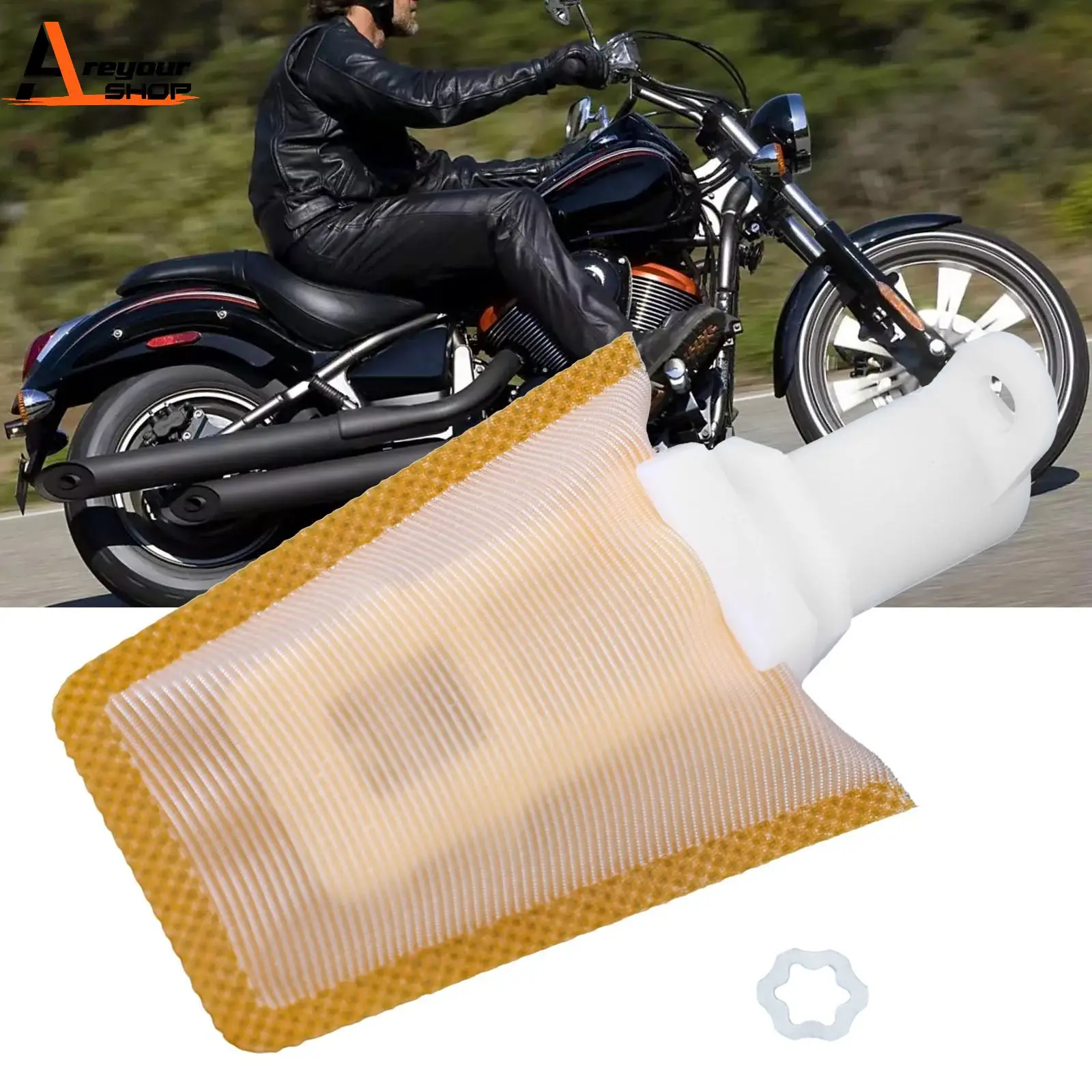 

Areyourshop Strainer fuel pump filter for Suzuki VZ800 Boulevard Intruder 15420-39G00 Motorcycle Parts