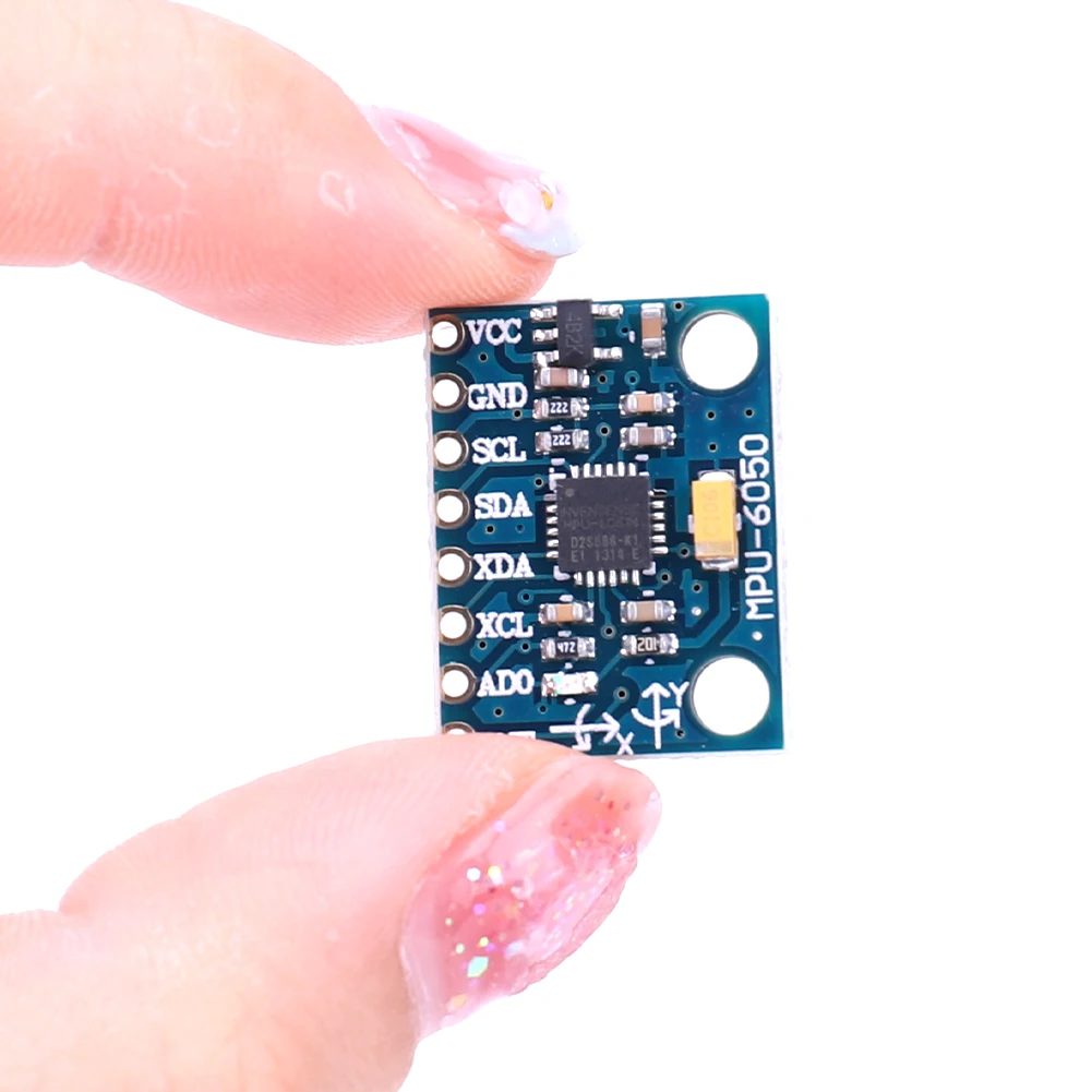 MPU-6050 모듈 가속도계 자이로 센서 GY-521, 3 축 가속 자이로스코프, 6DOF 모듈, 3-5V IIC 통신 프로토콜