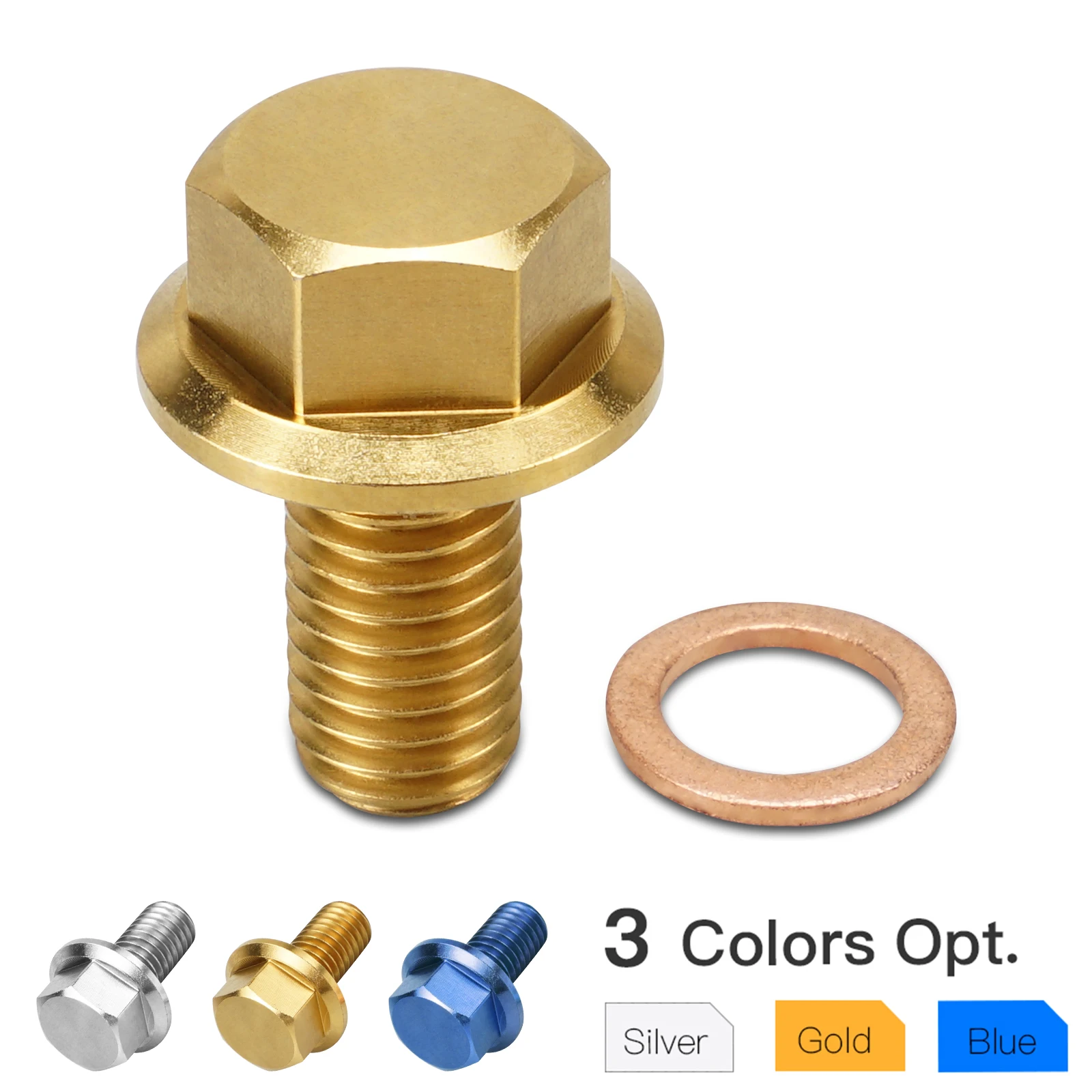 

For YZ250F WR250F YFZ450 Top Crankcase Oil Filler Plug Oil Tank Bolt Aluminum For Yamaha Raptor 700 700R ATV Accessories