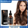 West Month Black Sesame Hair Serum Improve Damaged Split End Dry Frizz Deep Nourishing Moisturizing Hair Care For All Types Hair