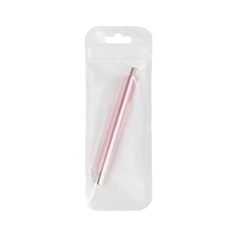 Nail Art Double-Ended Magnetic Tool with Cylindrical Aluminum Handle