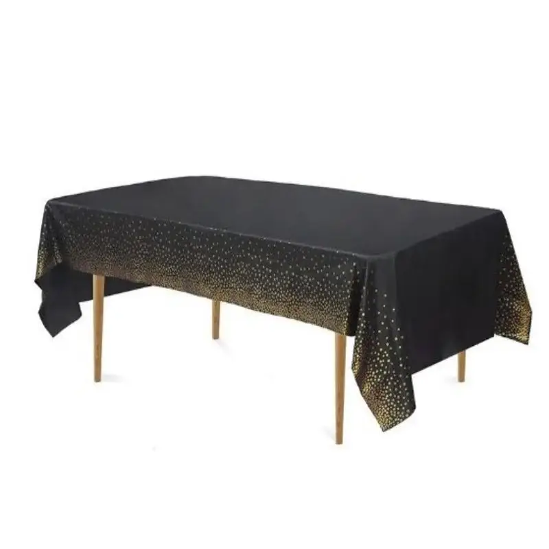 Disposable Tablecloth For Party Wedding Decor Happy Birthday Decoration 137*274cm party disposable tableware