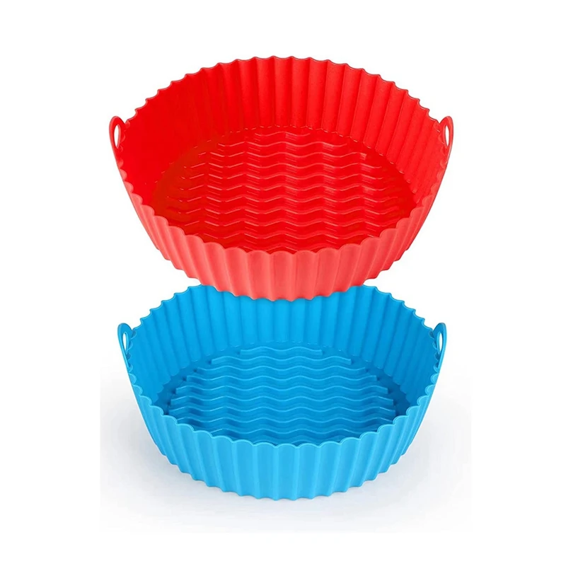Fodere Per Friggitrice Ad Aria In Silicone, Cestello Per Friggitrice Ad Aria Riutilizzabile Resistente Al Calore, Inserti Per Friggitrice Ad Aria, Acc