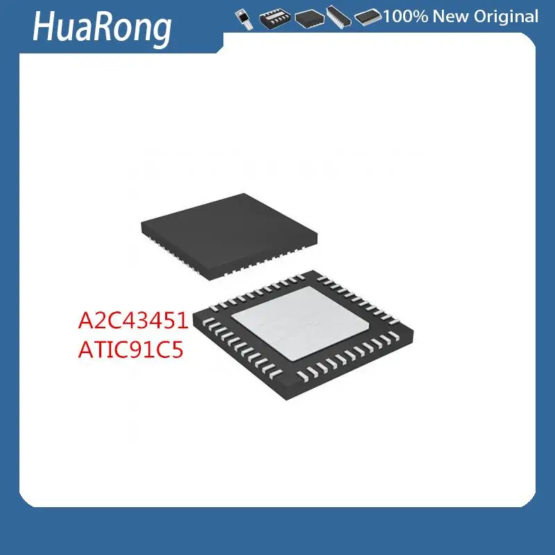 

2Pcs/Lot A2C43451 ATIC91C2 ATIC91C5 QFN44 NCN5121MNTWG QFN40