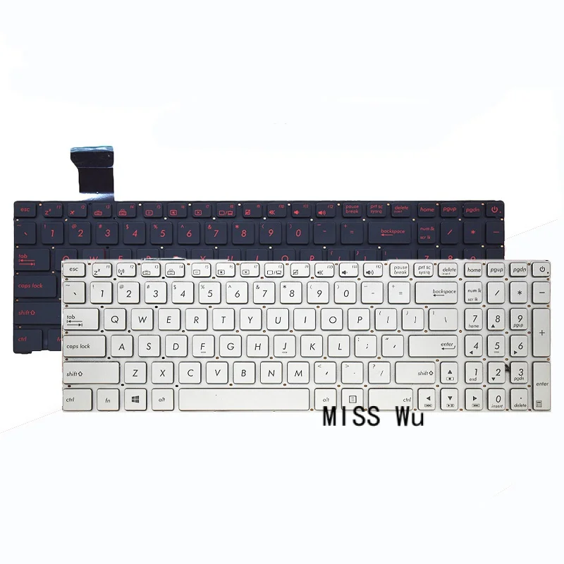 Nuova Tastiera Per Laptop Con Retroilluminazione Per Asus Zx50V Fx- Plus G551Jx G551Vw N552V Zx 50Xj Zx50Jx Gl552J Gl552V Fx-Pro G552Vm G552Vx