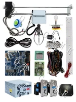 Toy crane assembly kit DIY claw machine slot game board coin receiver, button, wire harness, claw for crane mounting 1