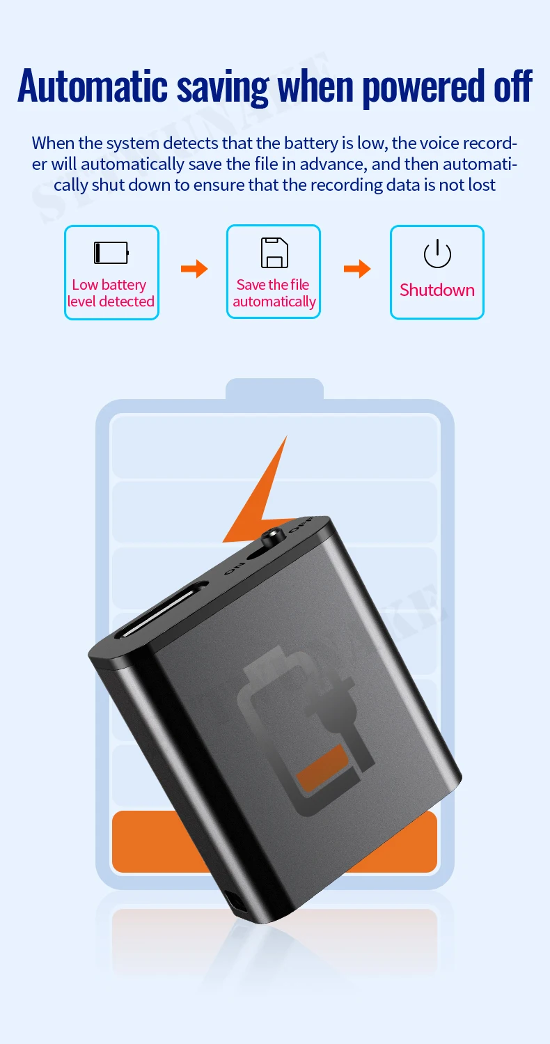 auto save low battery