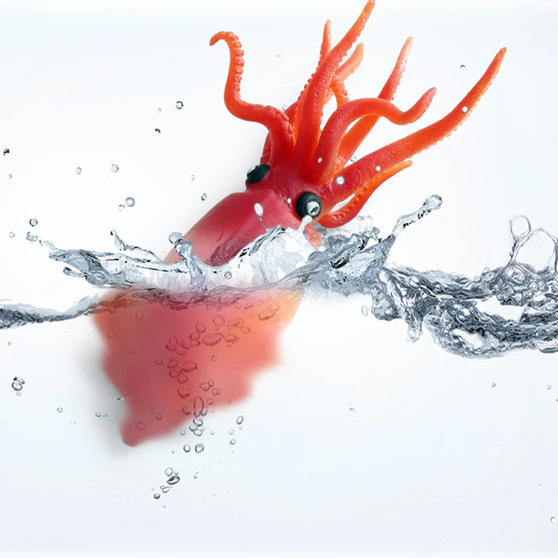 Simulation Unterwasser Tierwelt weichen Gummi Tintenfisch Kugelfisch Krabben Modell Stress abbau Kinder Stretching Spielzeug Spaß Geschenke – Detail 10