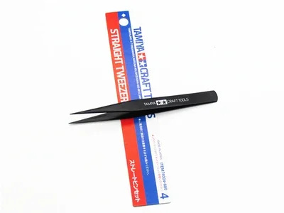 Angle Straight Tweezers Model Kits Tool Hobby Craft Tools Model Making Tool Building DIY Tamiya 74003 74004