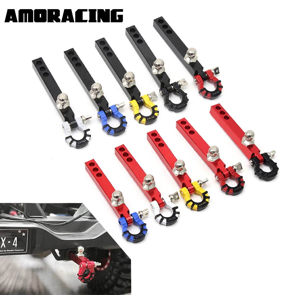 Amo Metall Anhänger Haken U-förmigen Rettungs haken für 1/10 rc Modell auto Crawler scx10 at6 nt6 nt4 ex86190 ex86130 Zubehör